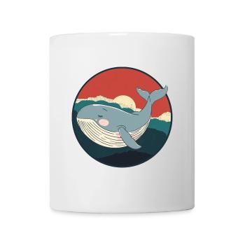 Meeresleben Meerestiere Wal - Tasse - Weiß - Vorne