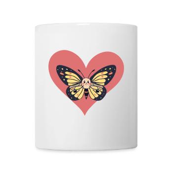Schmetterling Wald Tierliebhaber - Tasse - Weiß - Vorne