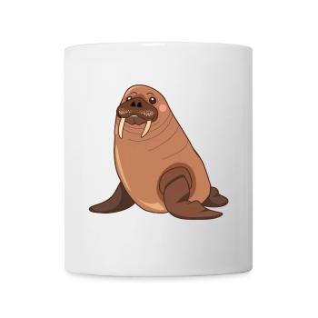 Walrus Animals Sea Lion - Mug - white - Front