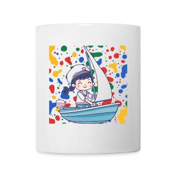 Segeln Kapitän - Tasse - Weiß - Vorne