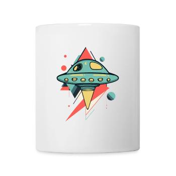 UFO Alien - Mug - white - Front