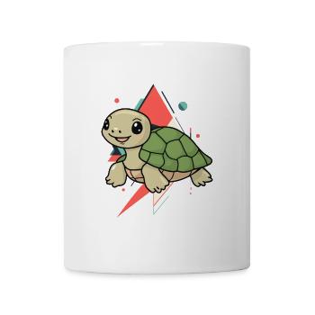 Turtle Schildkröte - Tasse - Weiß - Vorne