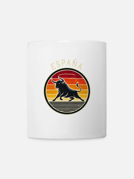 Espagne Taureau Design - Mug blanc - blanc