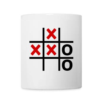 TIC TAC TOE Field Retro - Mug - white - Front