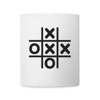 TIC TAC TOE Field Retro - Mug - white - Front