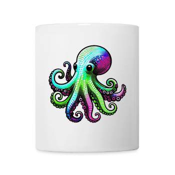 Pieuvre - Mug blanc - blanc - Devant