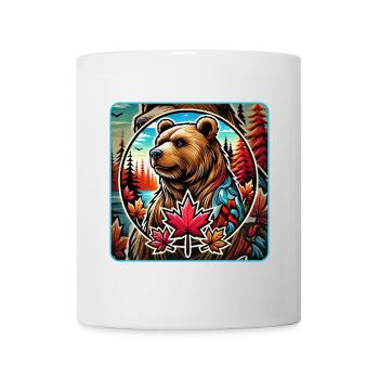 Kanada Bär Natur Design - Tasse - Weiß - Vorne