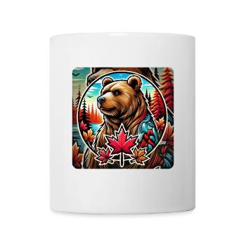 Kanada Bär Natur Design - Tasse - Weiß - Vorne
