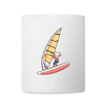 Planche à voile Planche à voile Surf - Mug blanc - blanc - Devant