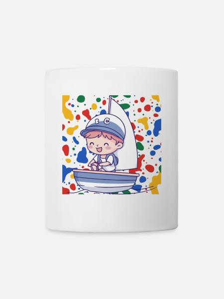 Segeln Segelschiff - Tasse - Weiß