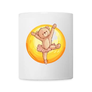 Ballerina Ballett - Tasse - Weiß - Vorne