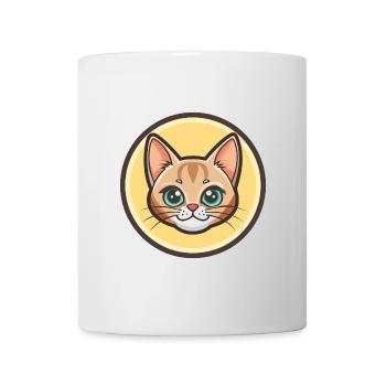 Burmilla Chat Race Dessin animé Kawaii Animal Pet - Mug blanc - blanc - Devant