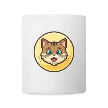 Chypre Chat Race Dessin Animé Kawaii Animal Pet - Mug blanc - blanc - Devant
