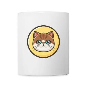 Exotic Shorthair Cat Breed Cartoon Kawaii Animal - Mug - white - Front