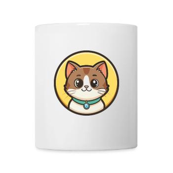 Munchkin Katze Rasse Karikatur Kawaii Tier Haustier - Tasse - Weiß - Vorne