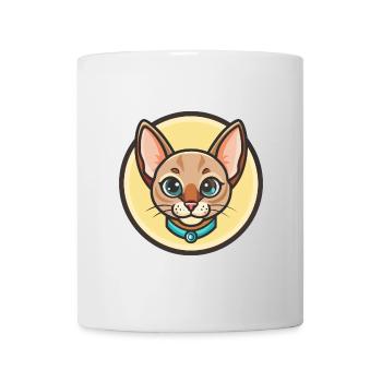 Oriental Cat Breed Cartoon Kawaii Animal Pet - Mug - white - Front