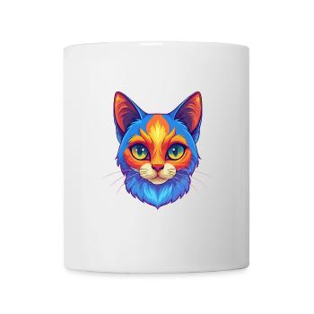 Verdünnte Kattunkatze Rasse Cartoon Kawaii Tier Haustier - Tasse - Weiß - Vorne
