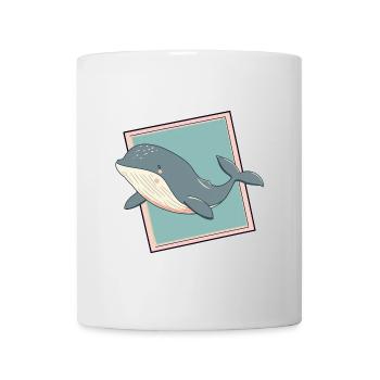 Meeresleben Meerestier Flosse - Tasse - Weiß - Vorne