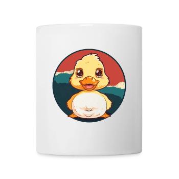 Entchen Schnabel - Tasse - Weiß - Vorne