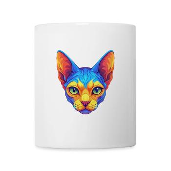 Devon Rex Chat Race Dessin animé Kawaii Animal Pet - Mug blanc - blanc - Devant