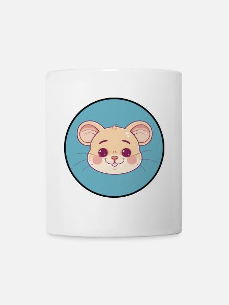 Mäuschen Maus Mäusezähnchen - Tasse - Weiß