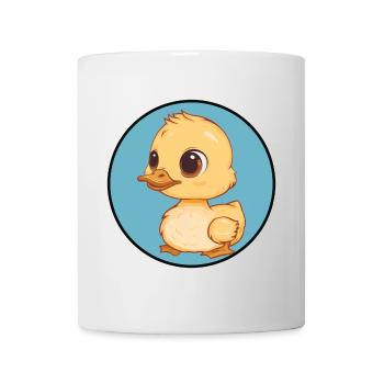 Canard à bec - Mug blanc - blanc - Devant