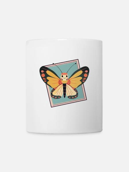 Butterfly Schmetterling - Tasse - Weiß