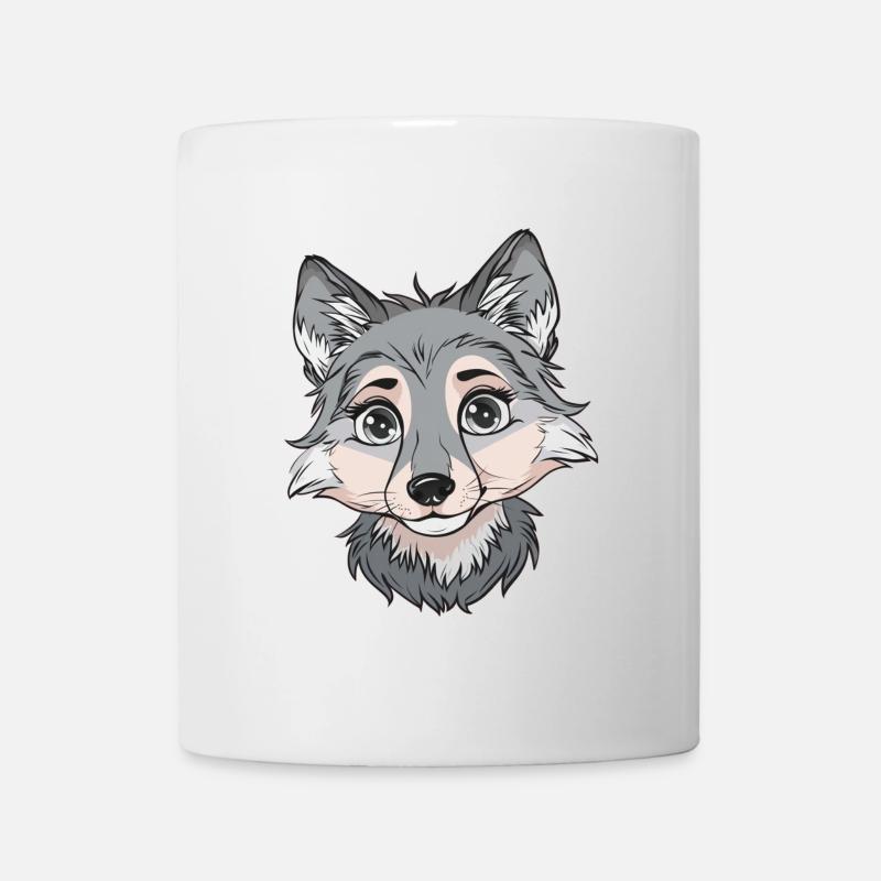 Wolf Werwolf Weisheit - Tasse - Weiß