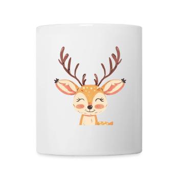 Hirsch Waldbewohner - Tasse - Weiß - Vorne