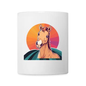 Ponyhof Pferd - Tasse - Weiß - Vorne