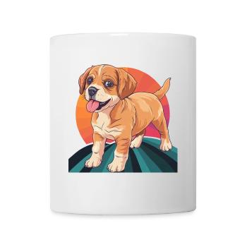 Hund Hundeliebhaberin Dackel - Tasse - Weiß - Vorne