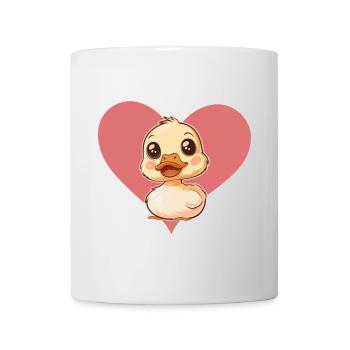 Bec Canard Oiseau - Mug blanc - blanc - Devant