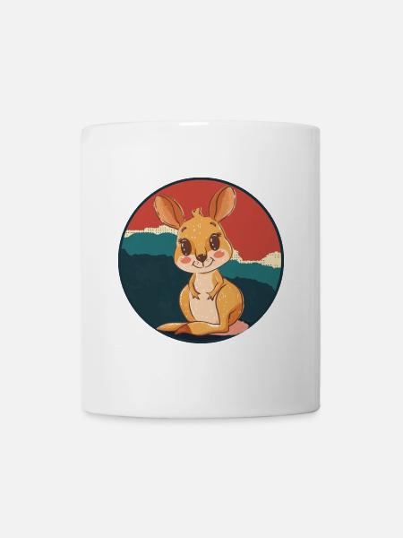 Kangaroo Melbourne Aussie - Tasse - Weiß