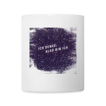 Ich denke also bin ich - Tasse - Weiß - Vorne