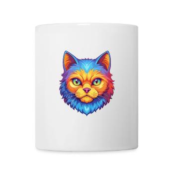 Selkirk Rex Katzenrasse Cartoon Kawaii Tier Haustier - Tasse - Weiß - Vorne