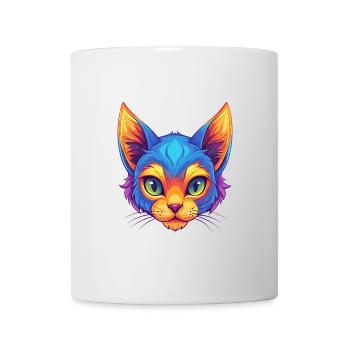 Pixie Bob Cat Breed Cartoon Kawaii Animal Pet - Mug - white - Front