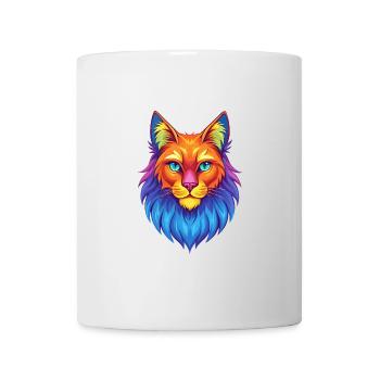 Norwegian Forest Cat Breed Cartoon Kawaii Animal P - Mug - white - Front
