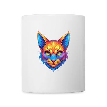 Khao Manee Chat Race Dessin Animé Kawaii Animal Pet - Mug blanc - blanc - Devant