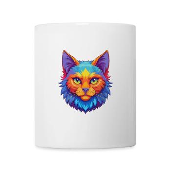 Laperm Chat Race Dessin Animé Kawaii Animal Pet - Mug blanc - blanc - Devant