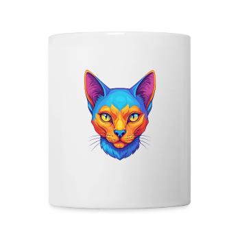 Korat Chat Race Dessin Animé Kawaii Animal Pet - Mug blanc - blanc - Devant