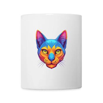 Bombay Chat Race Dessin animé Kawaii Animal Pet - Mug blanc - blanc - Devant