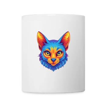Australische Nebelkatze Rasse Karikatur Kawaii Tier Pe - Tasse - Weiß - Vorne