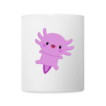 Axolotl - Mug blanc - blanc - Devant
