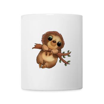 Faulier - Tasse - Weiß - Vorne