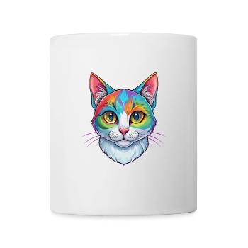Brasilianisch Kurzhaar Katzenrasse Karikatur Kawaii Anima - Tasse - Weiß - Vorne