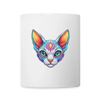 Devon Rex Chat Race Dessin animé Kawaii Animal Pet - Mug blanc - blanc - Devant
