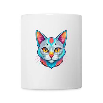 European Shorthair Cat Breed Cartoon Kawaii Animal - Mug - white - Front