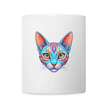 Ocicat Chat Race Dessin Animé Kawaii Animal Pet - Mug blanc - blanc - Devant
