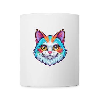 Munchkin Katze Rasse Karikatur Kawaii Tier Haustier - Tasse - Weiß - Vorne