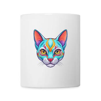 Ocicat Chat Race Dessin Animé Kawaii Animal Pet - Mug blanc - blanc - Devant